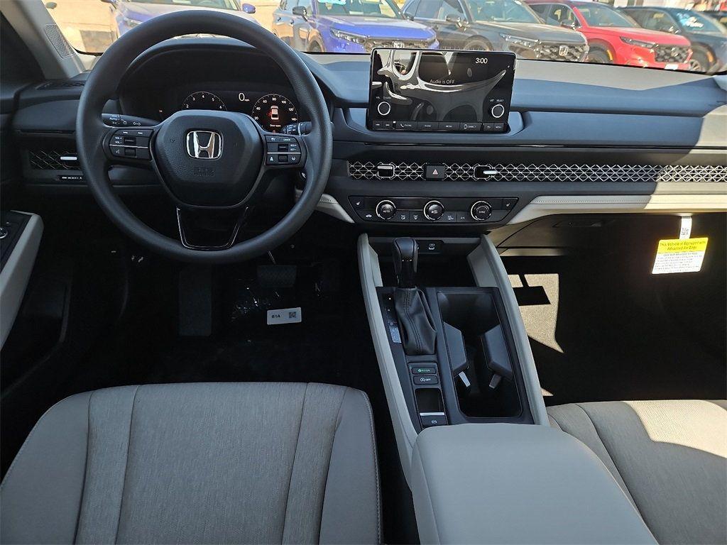 new 2025 Honda Accord car, priced at $31,655