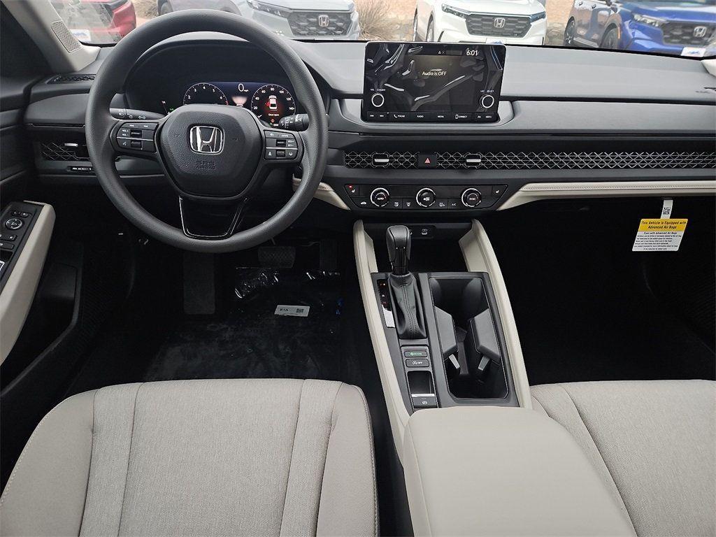 new 2025 Honda Accord car, priced at $31,655