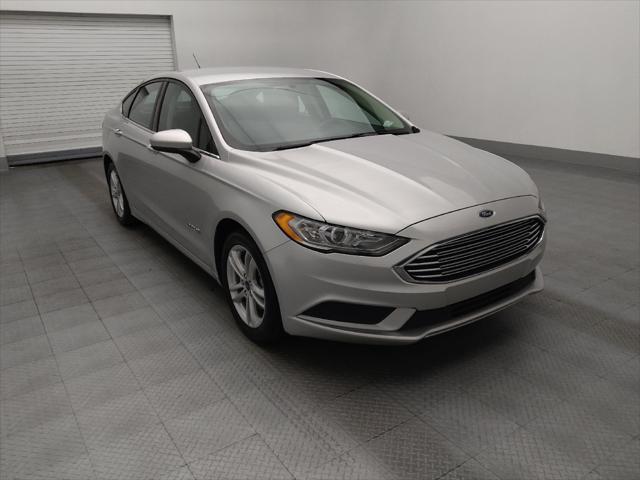 used 2018 Ford Fusion Hybrid car, priced at $14,795