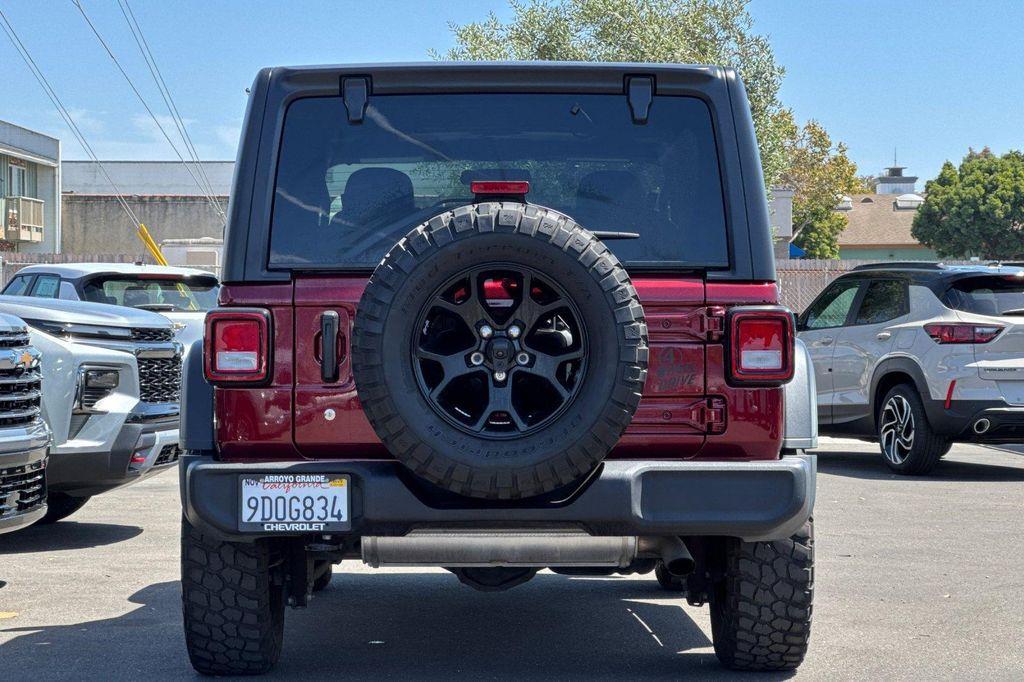 used 2022 Jeep Wrangler car, priced at $28,000