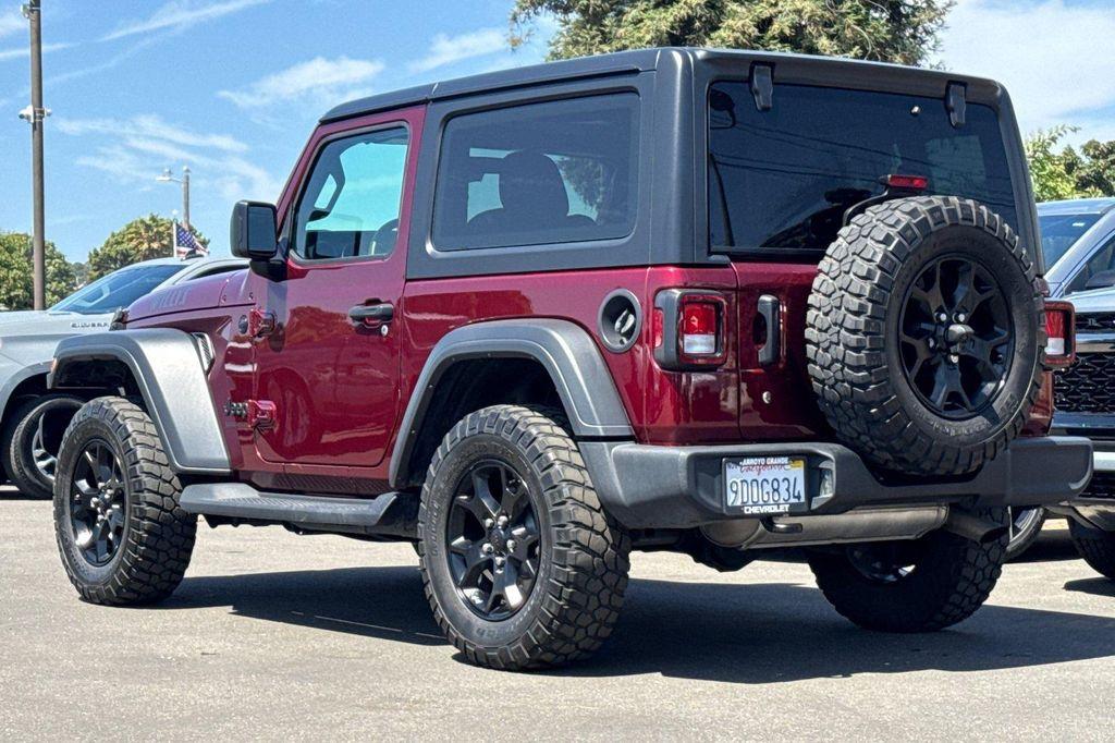 used 2022 Jeep Wrangler car, priced at $28,000