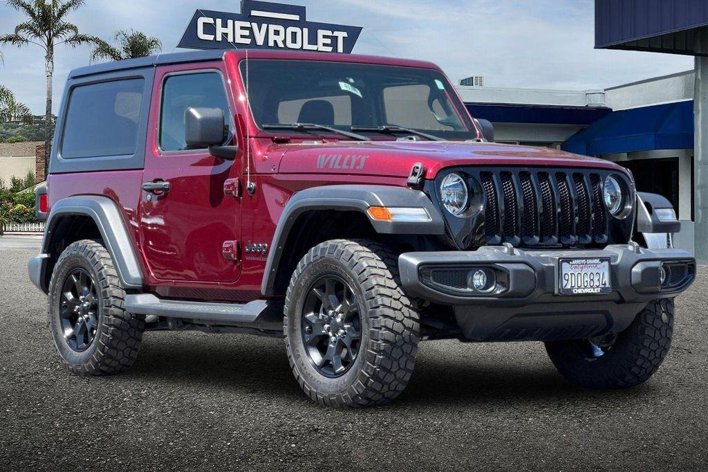 used 2022 Jeep Wrangler car, priced at $28,000