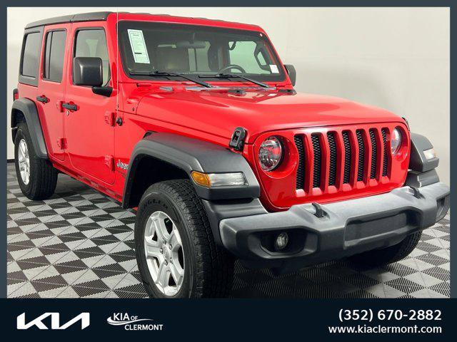 used 2020 Jeep Wrangler Unlimited car, priced at $22,500