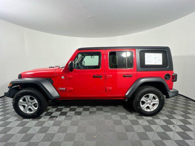 used 2020 Jeep Wrangler Unlimited car, priced at $22,500