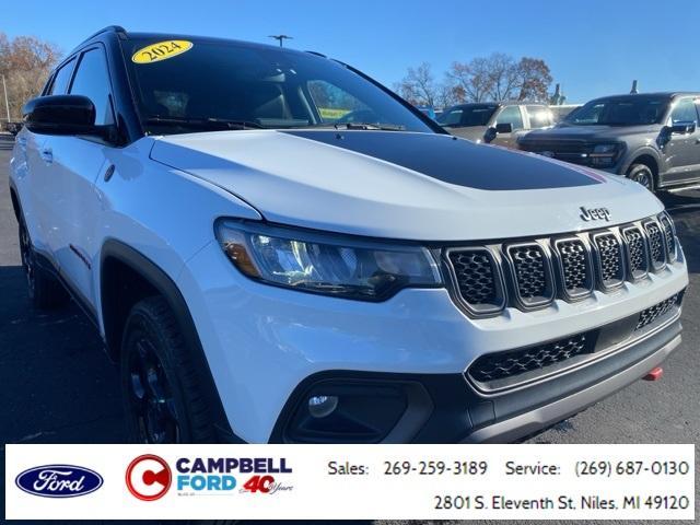 used 2024 Jeep Compass car, priced at $26,996