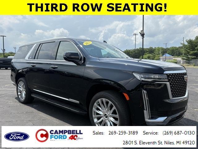 used 2023 Cadillac Escalade ESV car, priced at $74,478