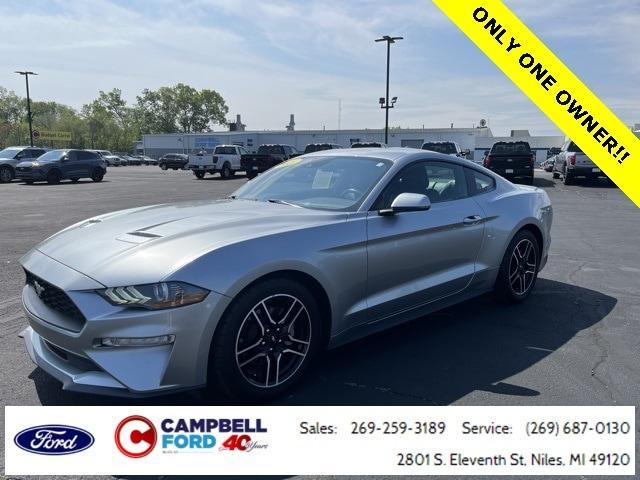 used 2021 Ford Mustang car, priced at $26,713