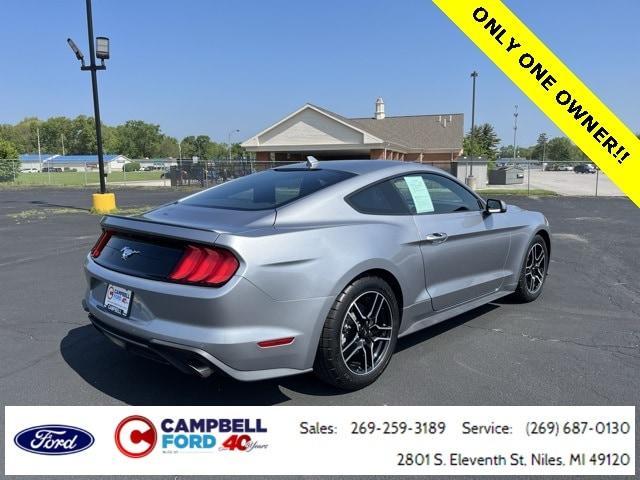 used 2021 Ford Mustang car, priced at $26,713