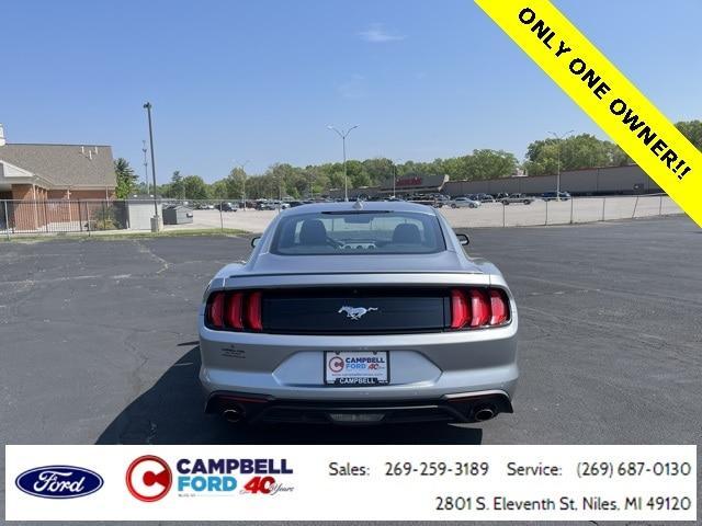 used 2021 Ford Mustang car, priced at $26,713