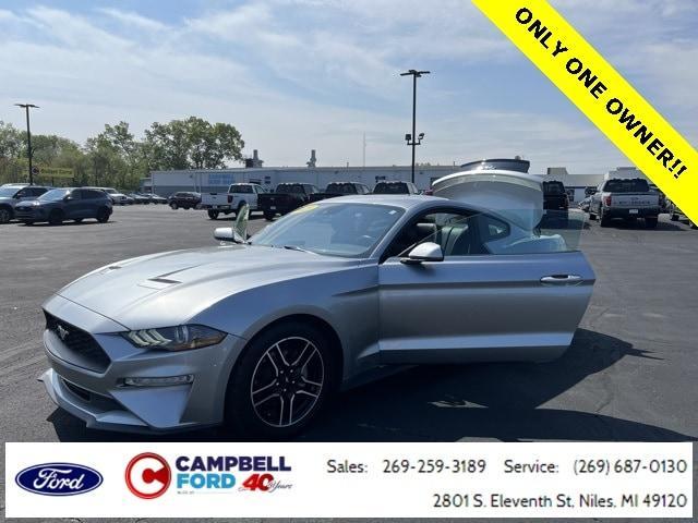 used 2021 Ford Mustang car, priced at $26,713