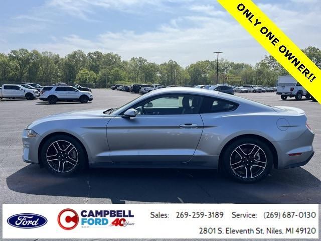 used 2021 Ford Mustang car, priced at $26,713