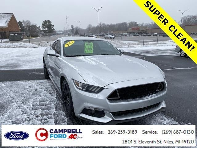 used 2015 Ford Mustang car, priced at $14,593