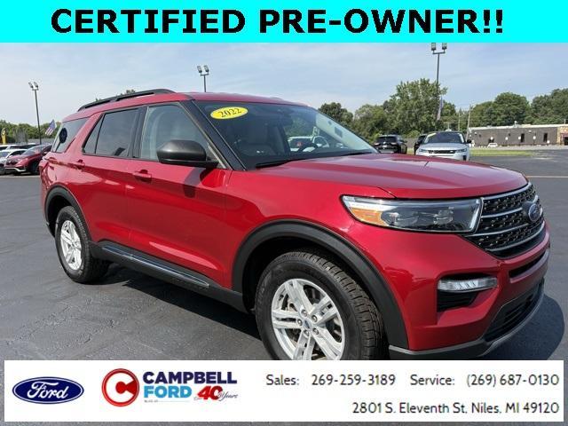 used 2022 Ford Explorer car, priced at $33,585