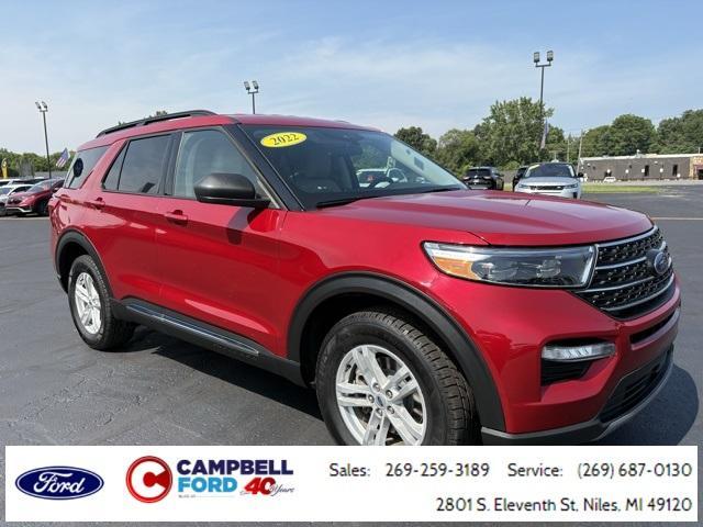 used 2022 Ford Explorer car, priced at $33,585