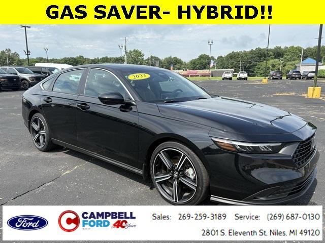 used 2023 Honda Accord Hybrid car, priced at $27,874