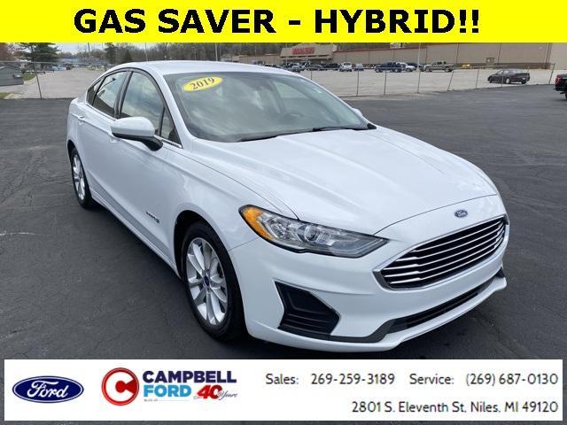 used 2019 Ford Fusion Hybrid car, priced at $21,500
