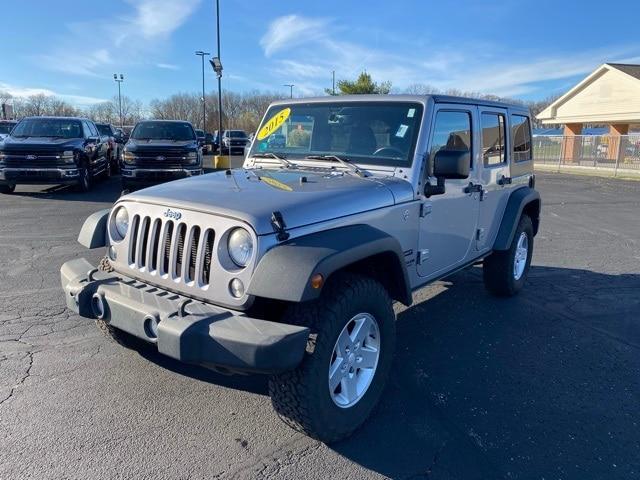 used 2015 Jeep Wrangler Unlimited car, priced at $16,593