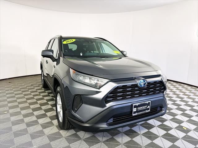 used 2021 Toyota RAV4 Hybrid car, priced at $28,134