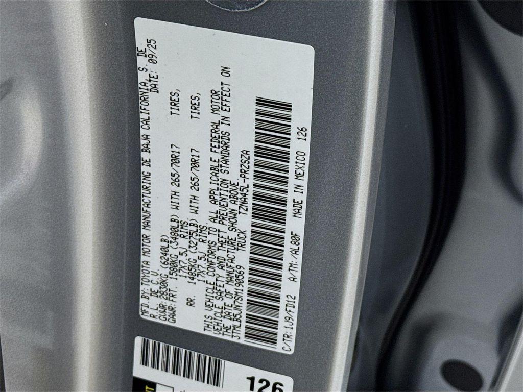 new 2025 Toyota Tacoma car, priced at $47,768