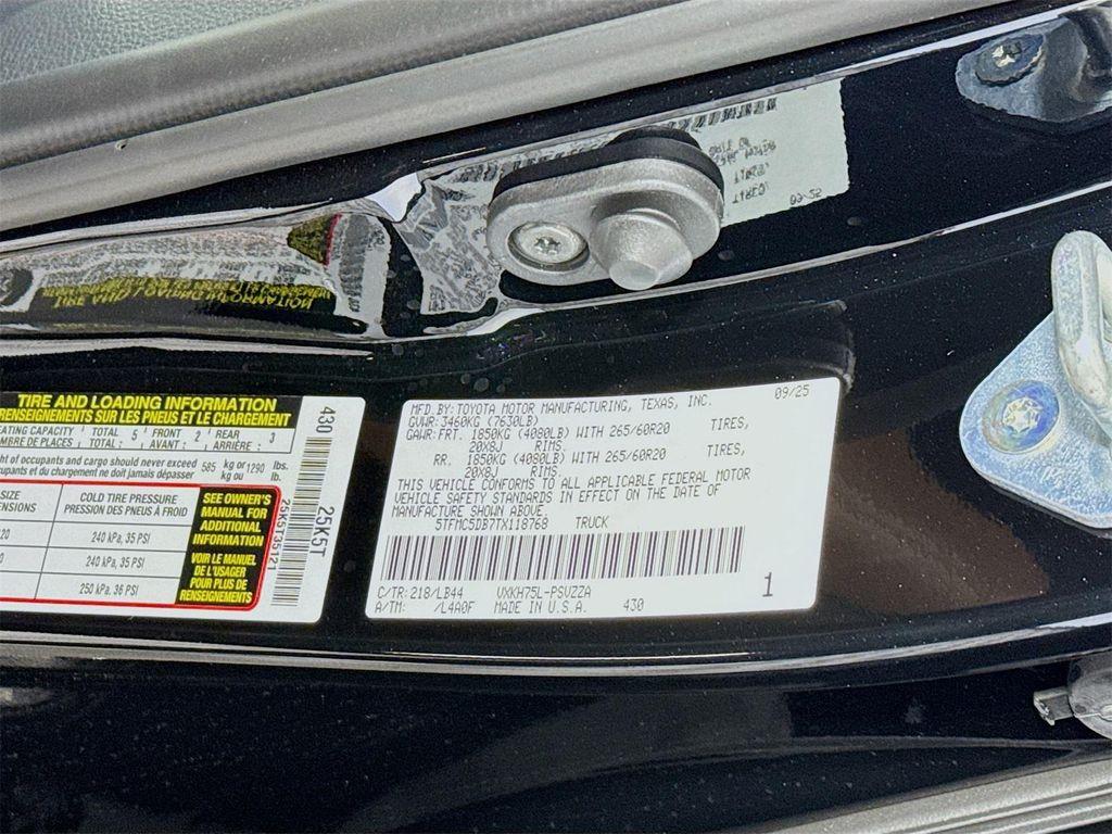 new 2026 Toyota Tundra Hybrid car, priced at $75,908