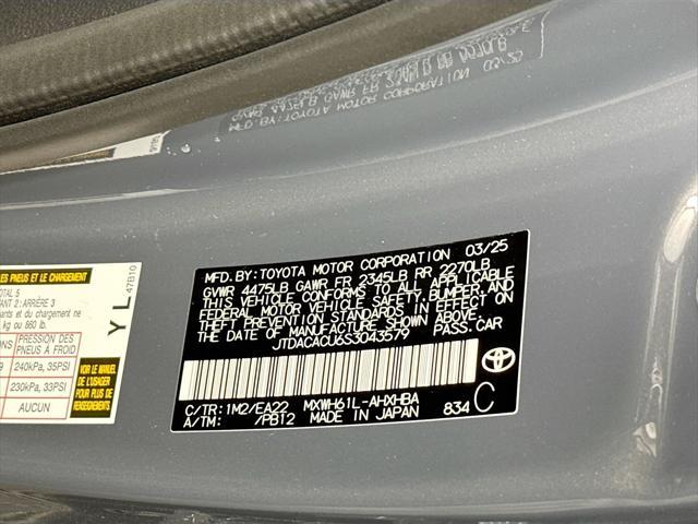 new 2025 Toyota Prius car, priced at $44,143