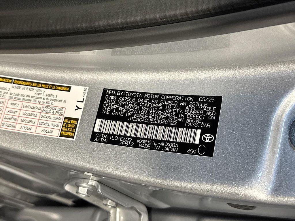 new 2025 Toyota Prius Plug-In Hybrid car, priced at $40,109