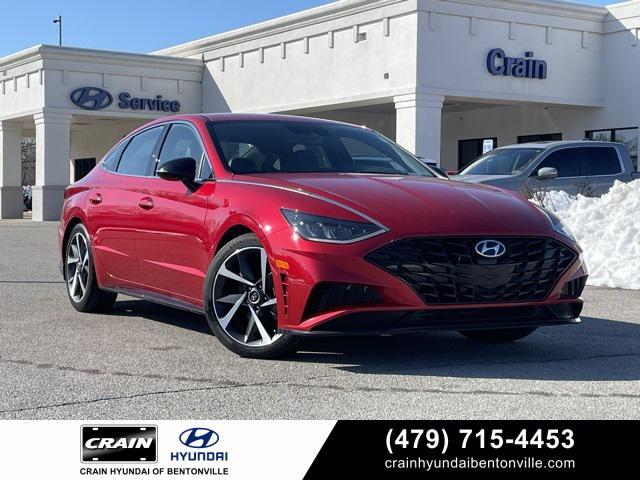 used 2021 Hyundai Sonata car, priced at $17,494