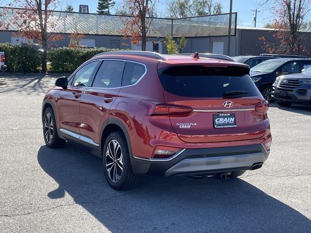 used 2019 Hyundai Santa Fe car, priced at $18,000