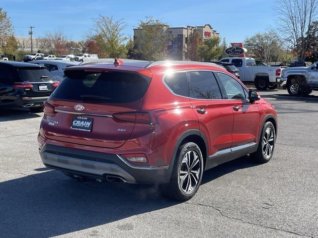 used 2019 Hyundai Santa Fe car, priced at $18,000