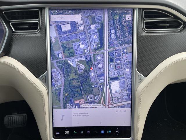 used 2017 Tesla Model X car, priced at $30,500