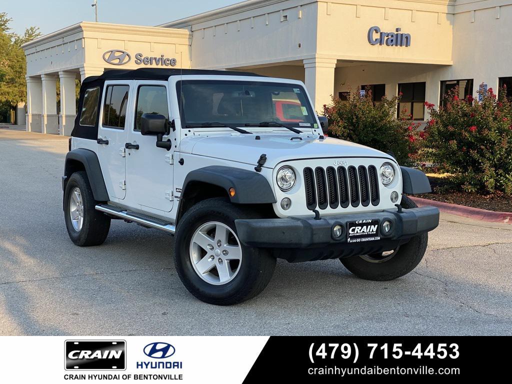 used 2017 Jeep Wrangler Unlimited car, priced at $18,389