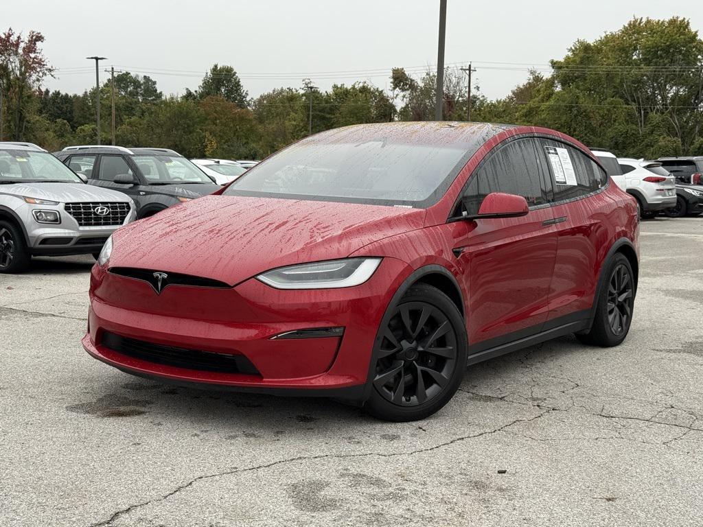 used 2022 Tesla Model X car, priced at $45,295