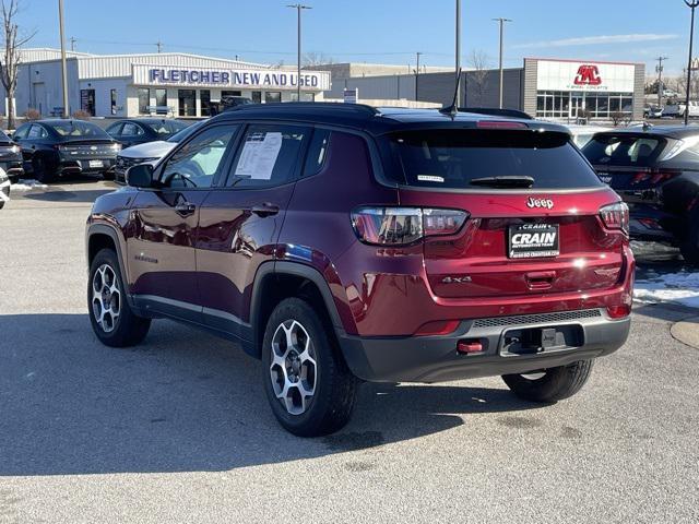 used 2022 Jeep Compass car, priced at $22,500