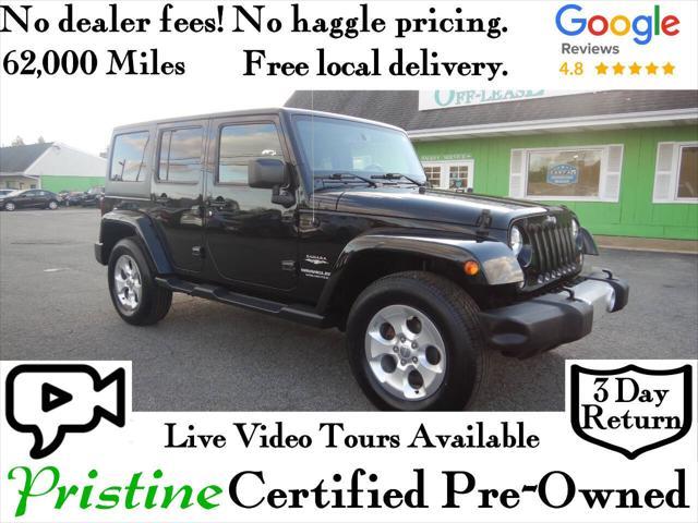 used 2015 Jeep Wrangler Unlimited car, priced at $20,999