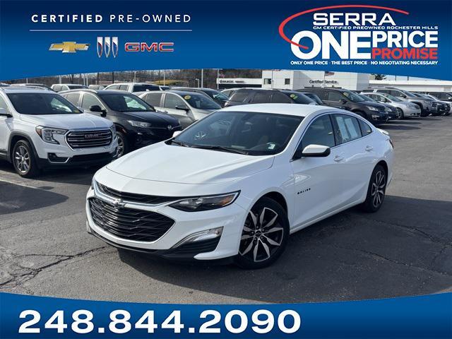 used 2022 Chevrolet Malibu car, priced at $18,989