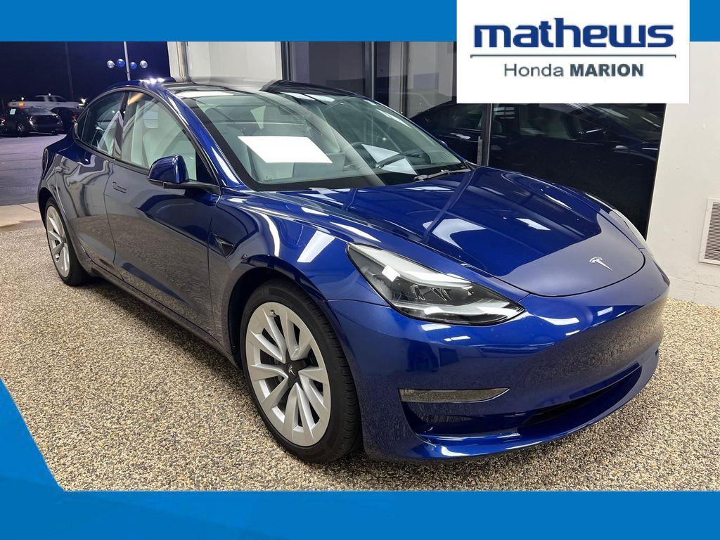 used 2023 Tesla Model 3 car, priced at $29,750