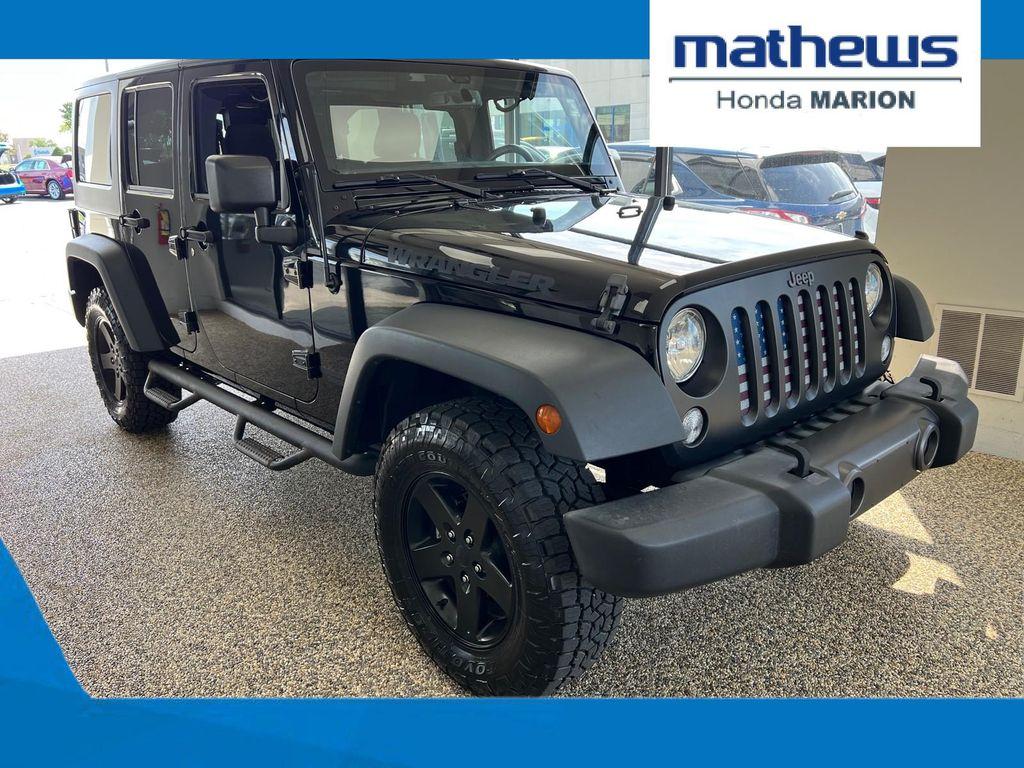used 2017 Jeep Wrangler Unlimited car, priced at $22,750