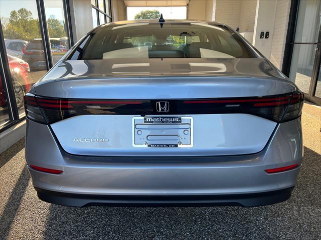 new 2025 Honda Accord car, priced at $31,655