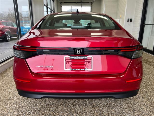 new 2025 Honda Accord car, priced at $32,110