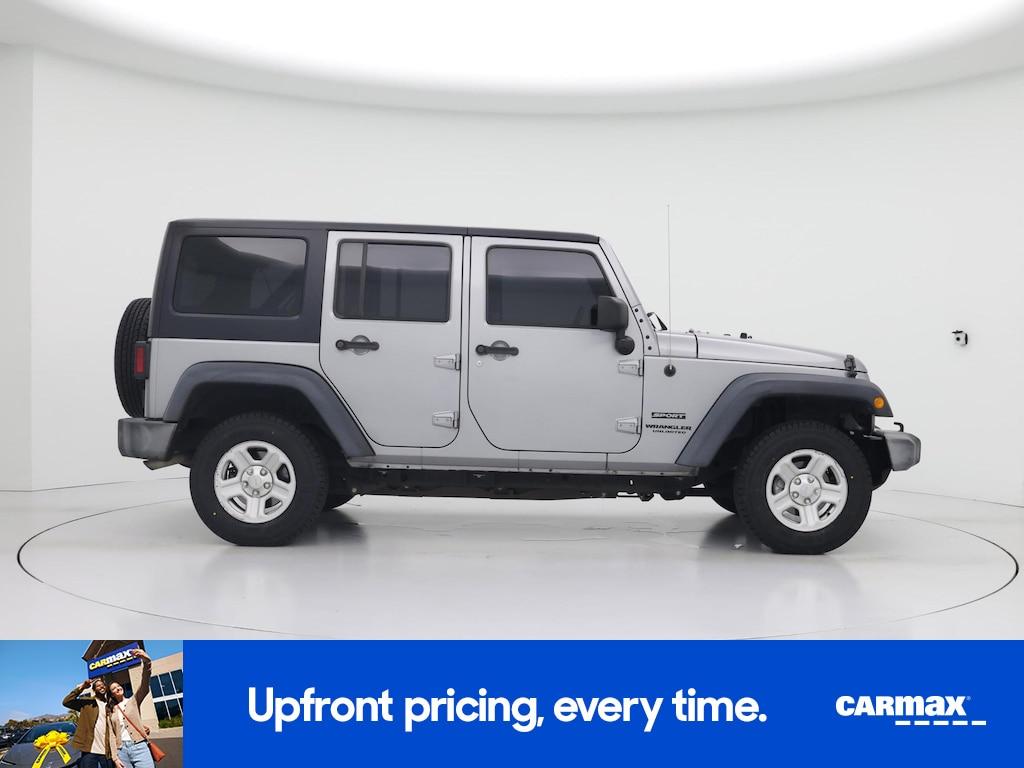 used 2016 Jeep Wrangler car, priced at $19,998