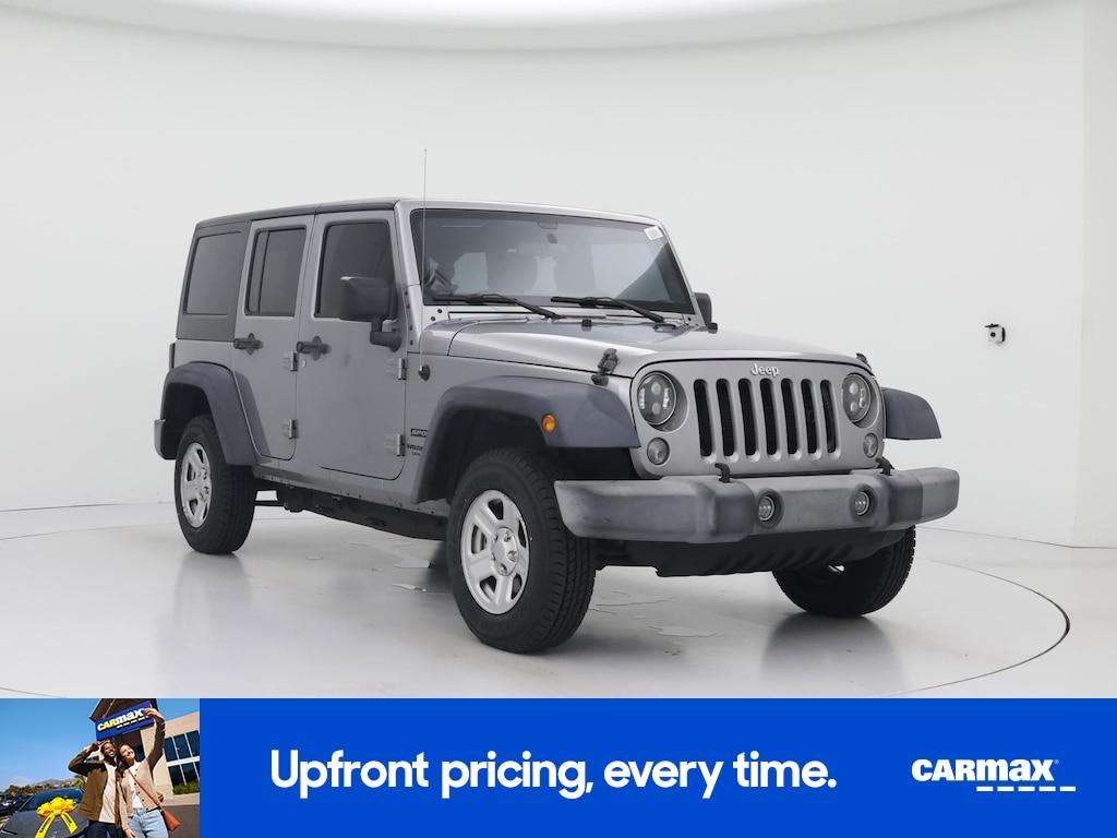 used 2016 Jeep Wrangler car, priced at $19,998