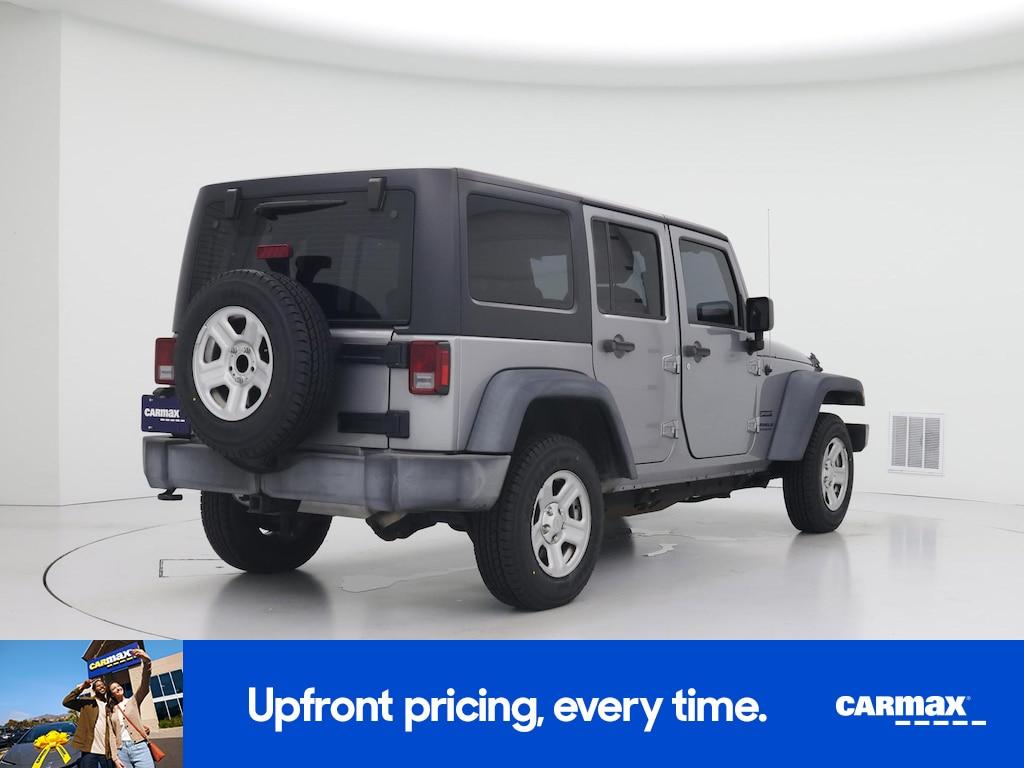used 2016 Jeep Wrangler car, priced at $19,998