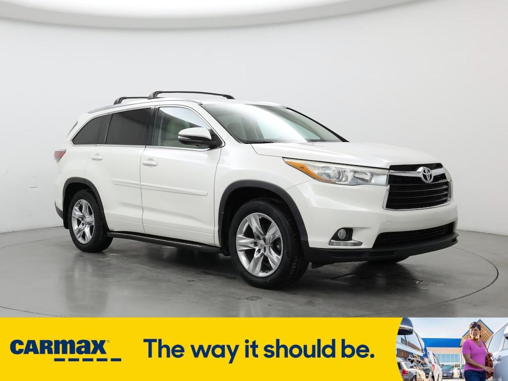 used 2014 Toyota Highlander car, priced at $18,998