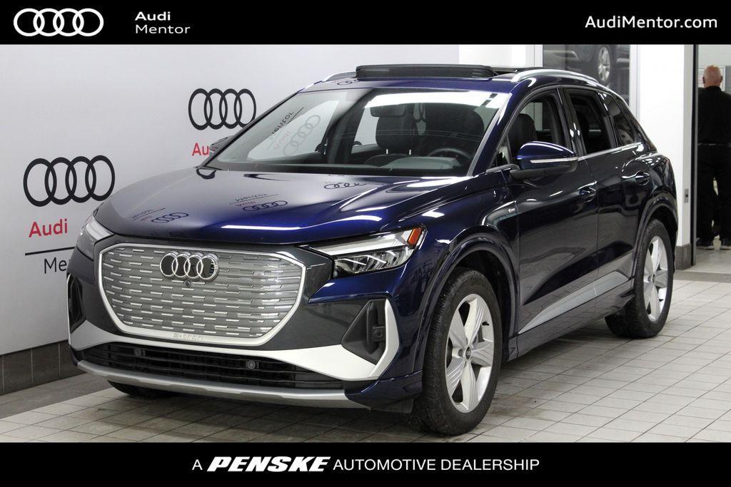 used 2024 Audi Q4 e-tron car, priced at $43,250