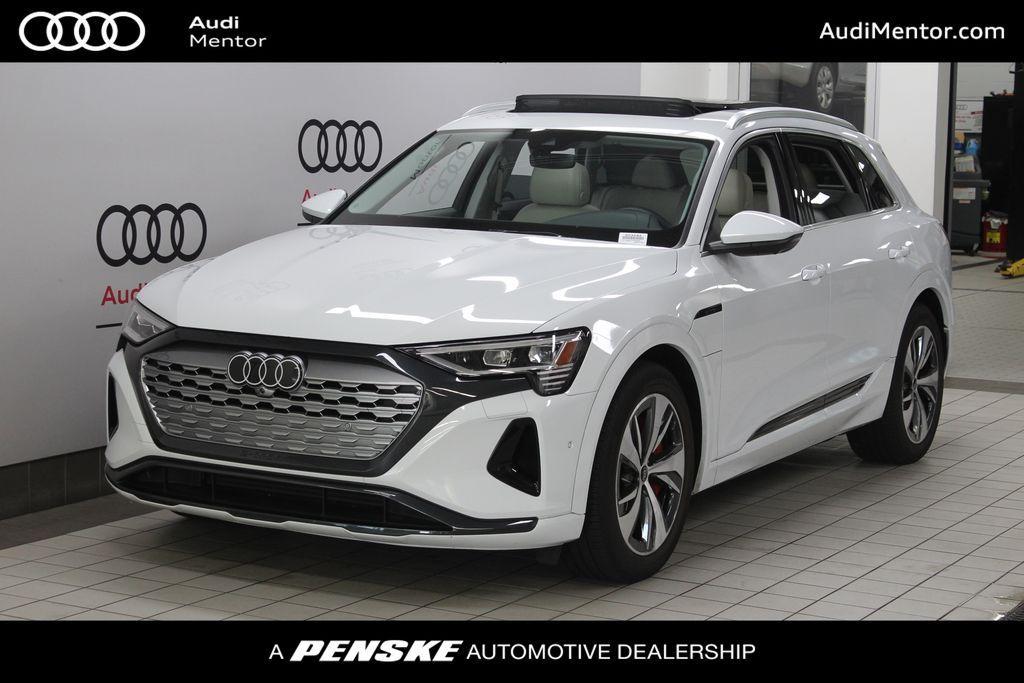 used 2024 Audi Q8 e-tron car, priced at $50,400