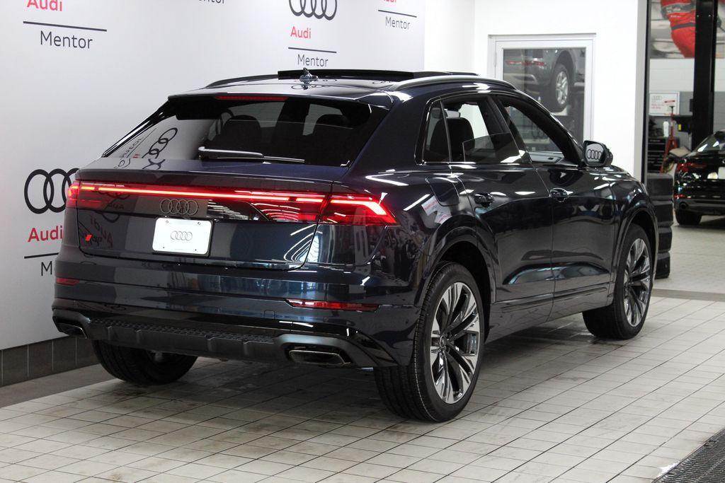 new 2025 Audi Q8 car, priced at $85,955