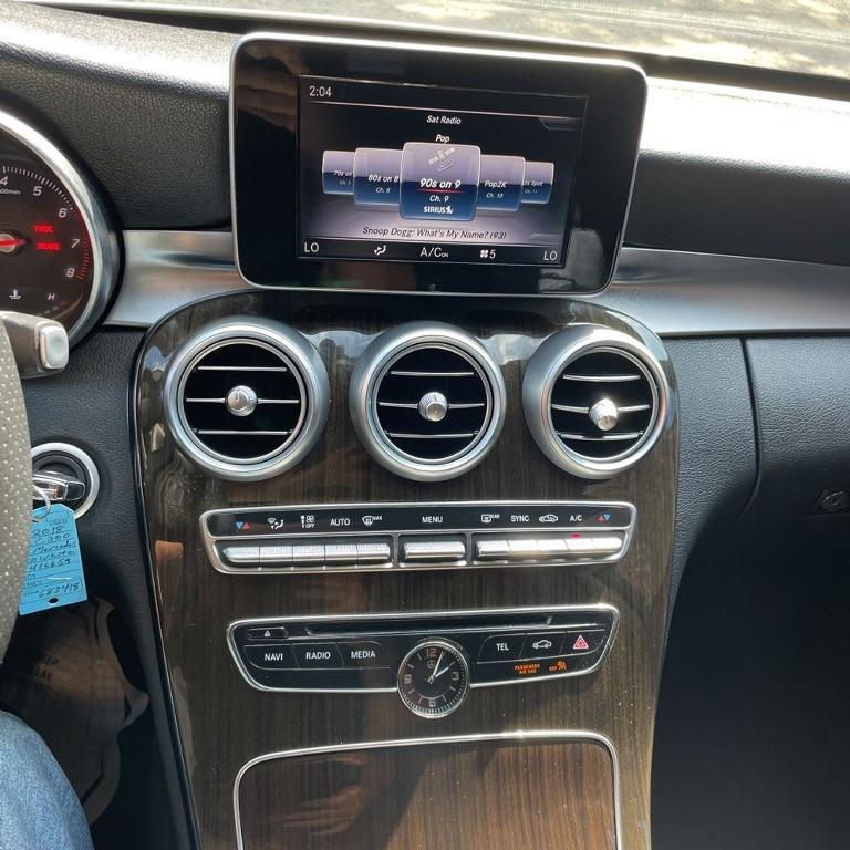 used 2018 Mercedes-Benz C-Class car, priced at $18,697