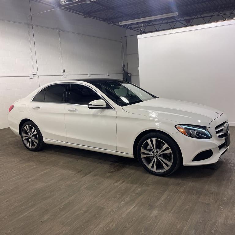 used 2018 Mercedes-Benz C-Class car, priced at $18,697