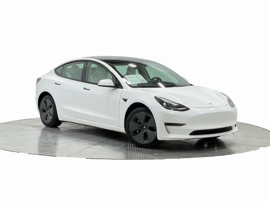 used 2022 Tesla Model 3 car, priced at $29,650