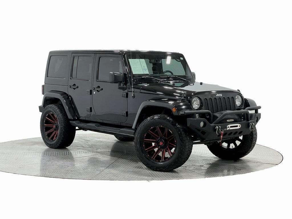 used 2015 Jeep Wrangler Unlimited car, priced at $15,070